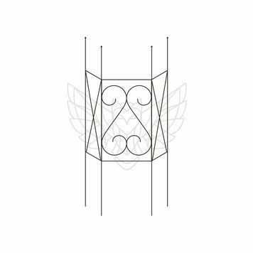 Декоративна ОПОРА №5 T3A005 фото
